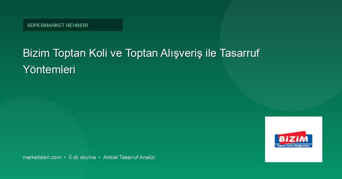 Toptan ve Perakende Karşılaştırması: Hangisi Daha Hesaplı?