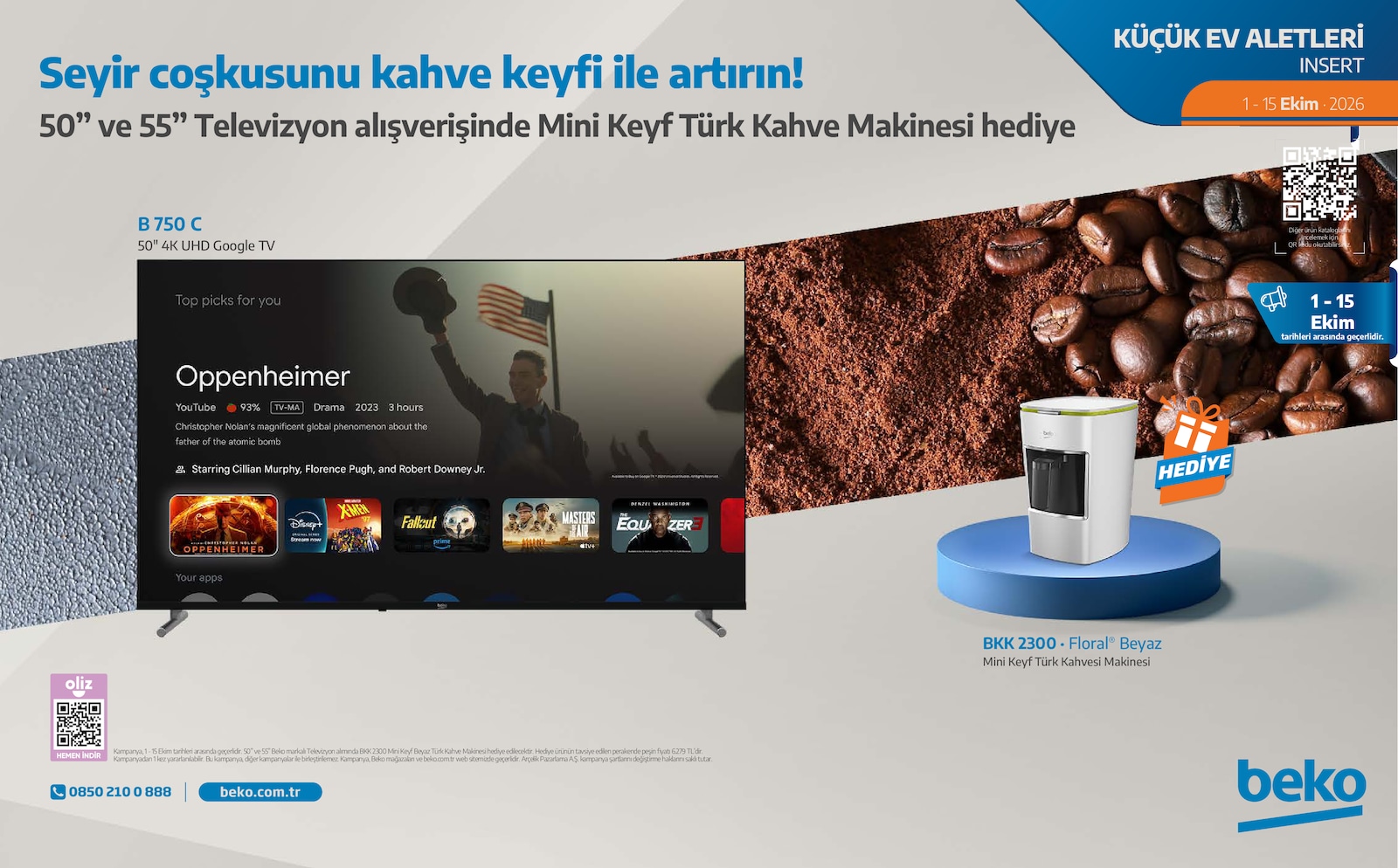 Beko 1 Ekim 2026 Küçük Ev Aletleri Broşürü