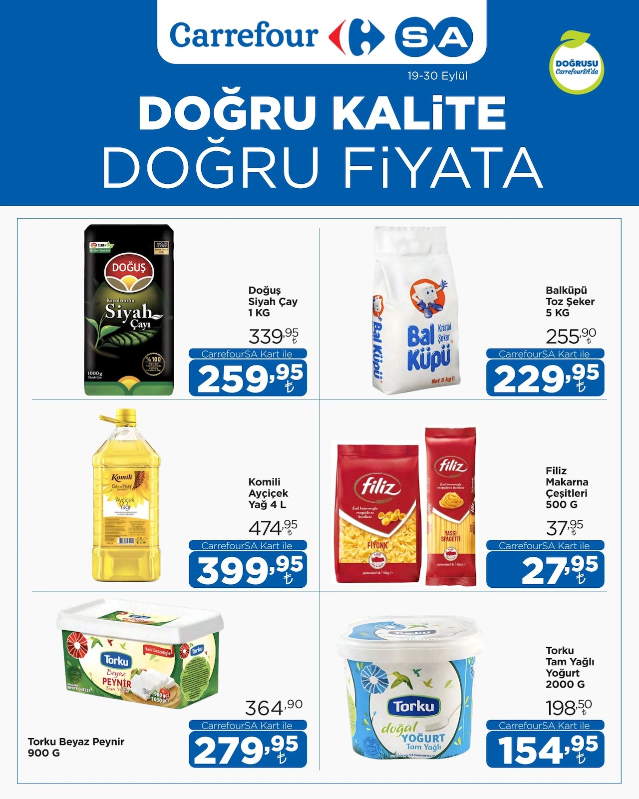 CarrefourSA 19 Eylül 2026 İndirim Broşürü