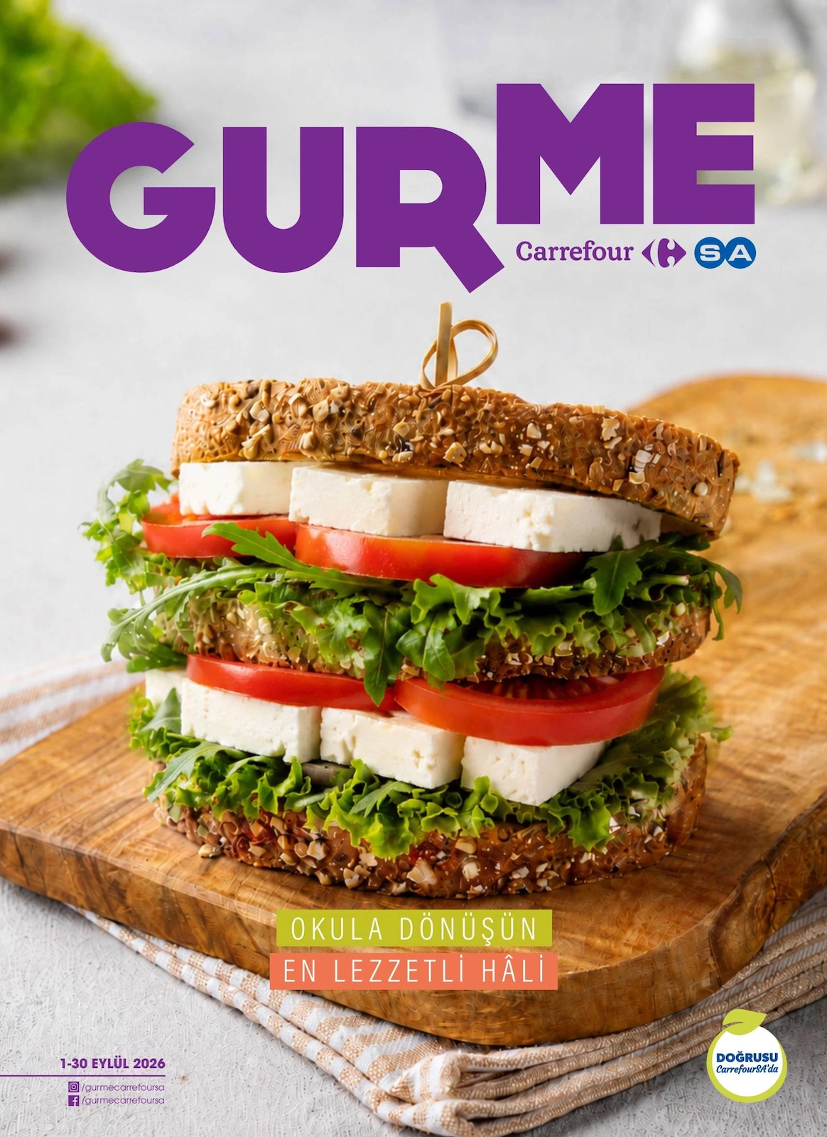 CarrefourSA 1 Eylül 2026 Gurme Broşürü