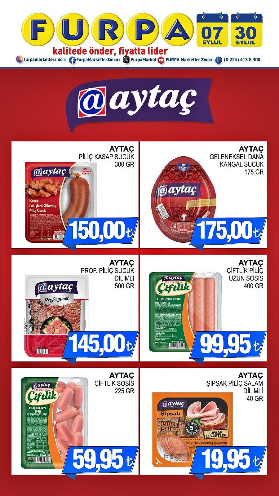 Furpa Market 7 Eylül 2026 Fırsat İndirim