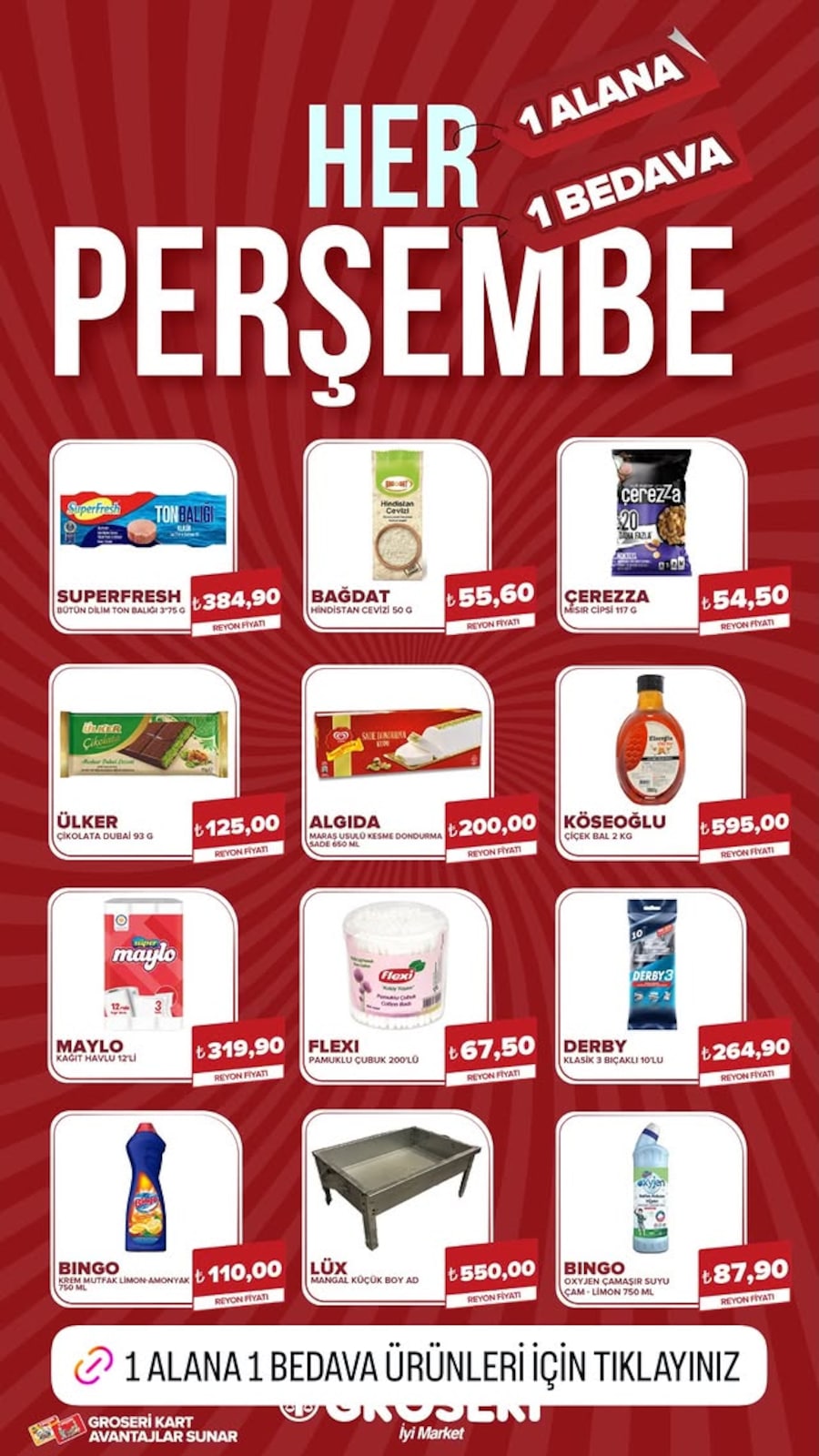 Groseri 1 Ekim 2026 İndirim Broşürü