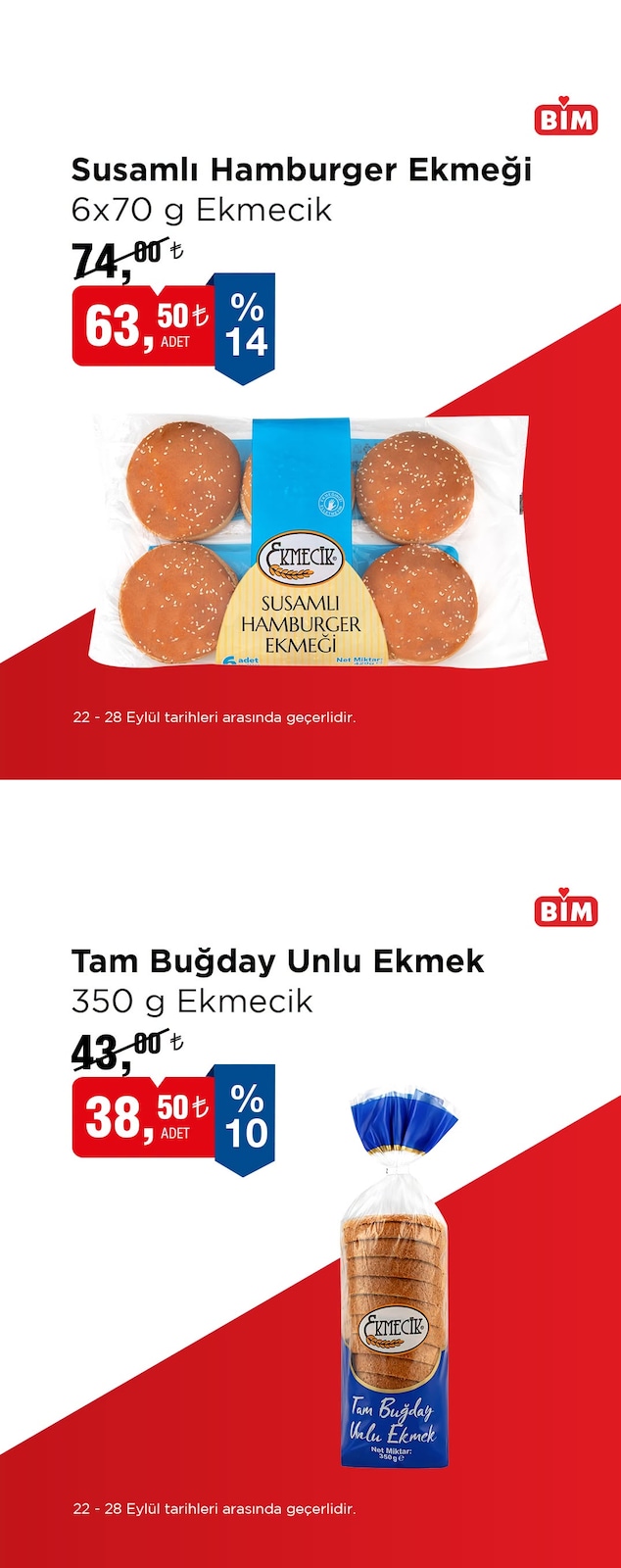 Bim 22 Eylül 2026 Facebook Paylaşımı