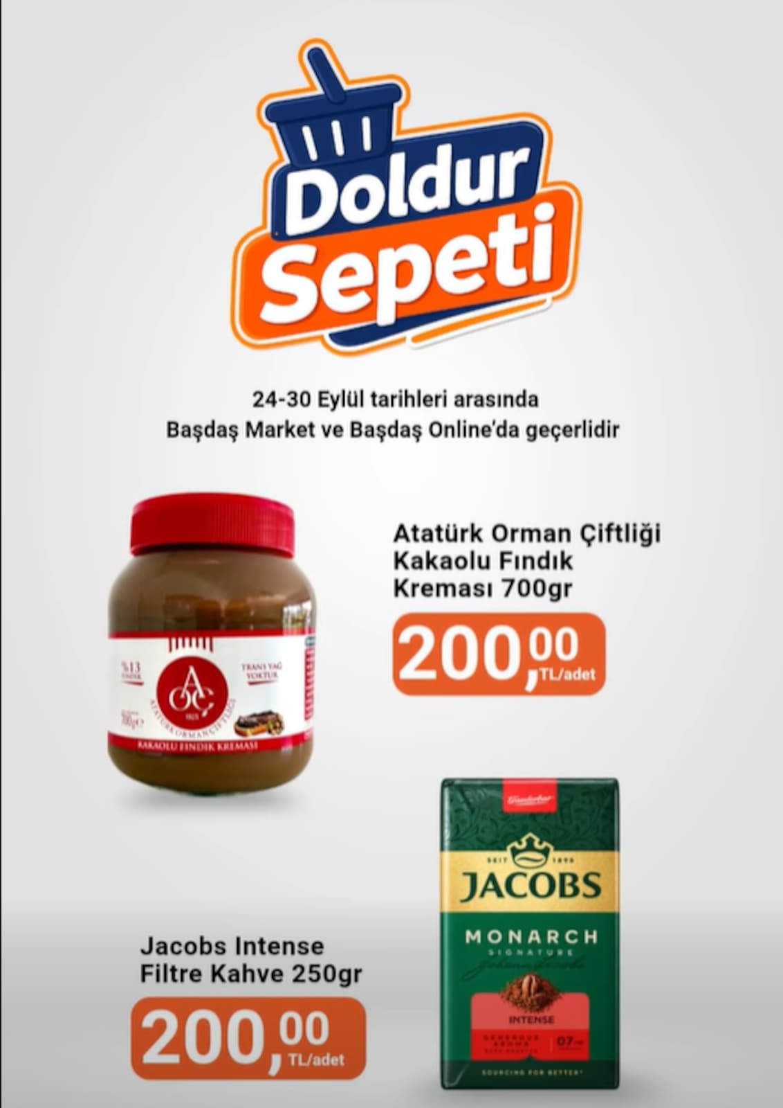 Başdaş Market 24 Eylül 2026 İndirim Broşürü