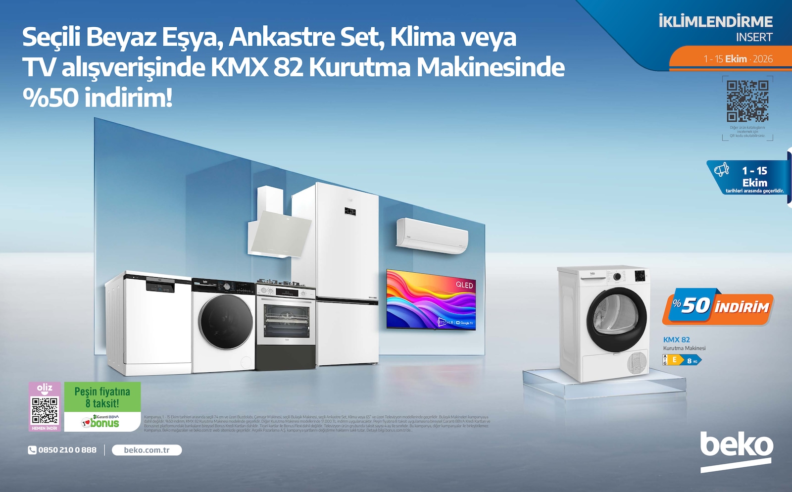 Beko 1 Ekim 2026 İklimlendirme Broşürü