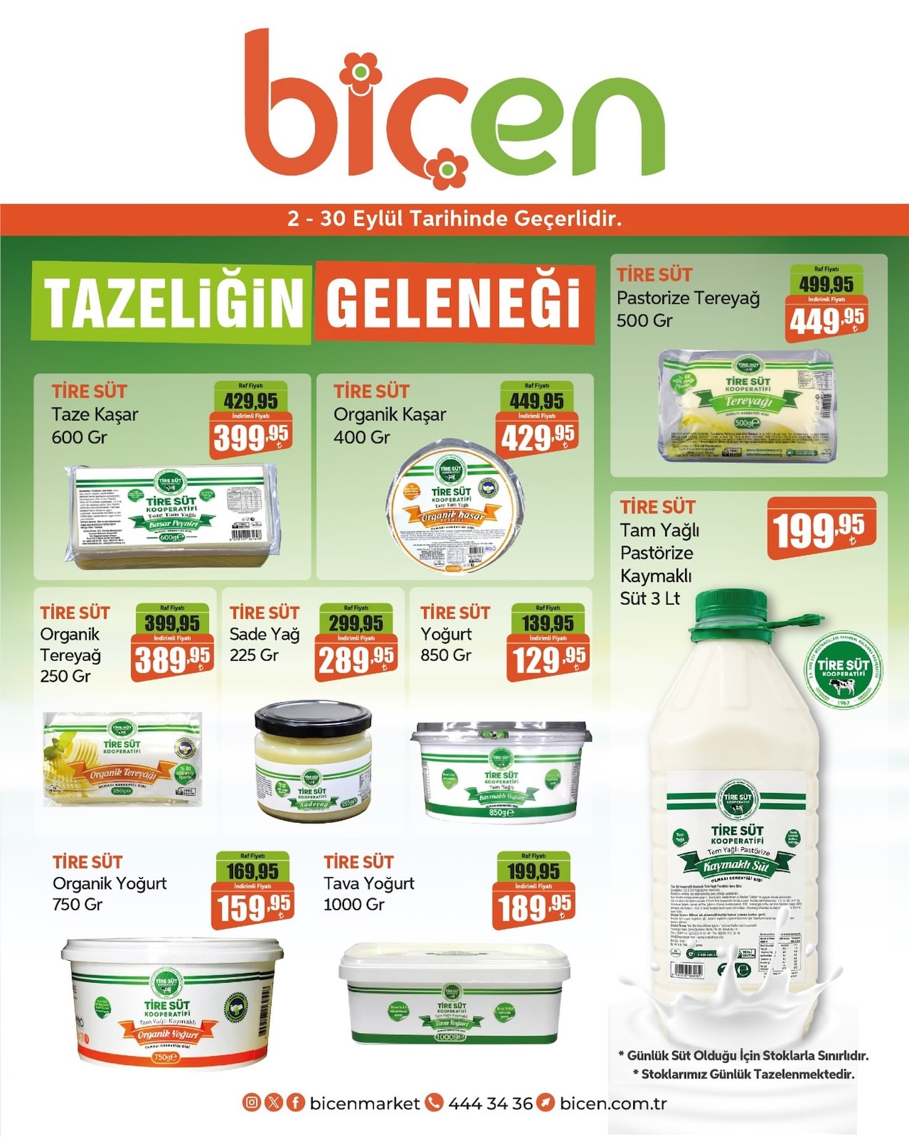 Biçen Market 2 Eylül 2026 İndirim Broşürü
