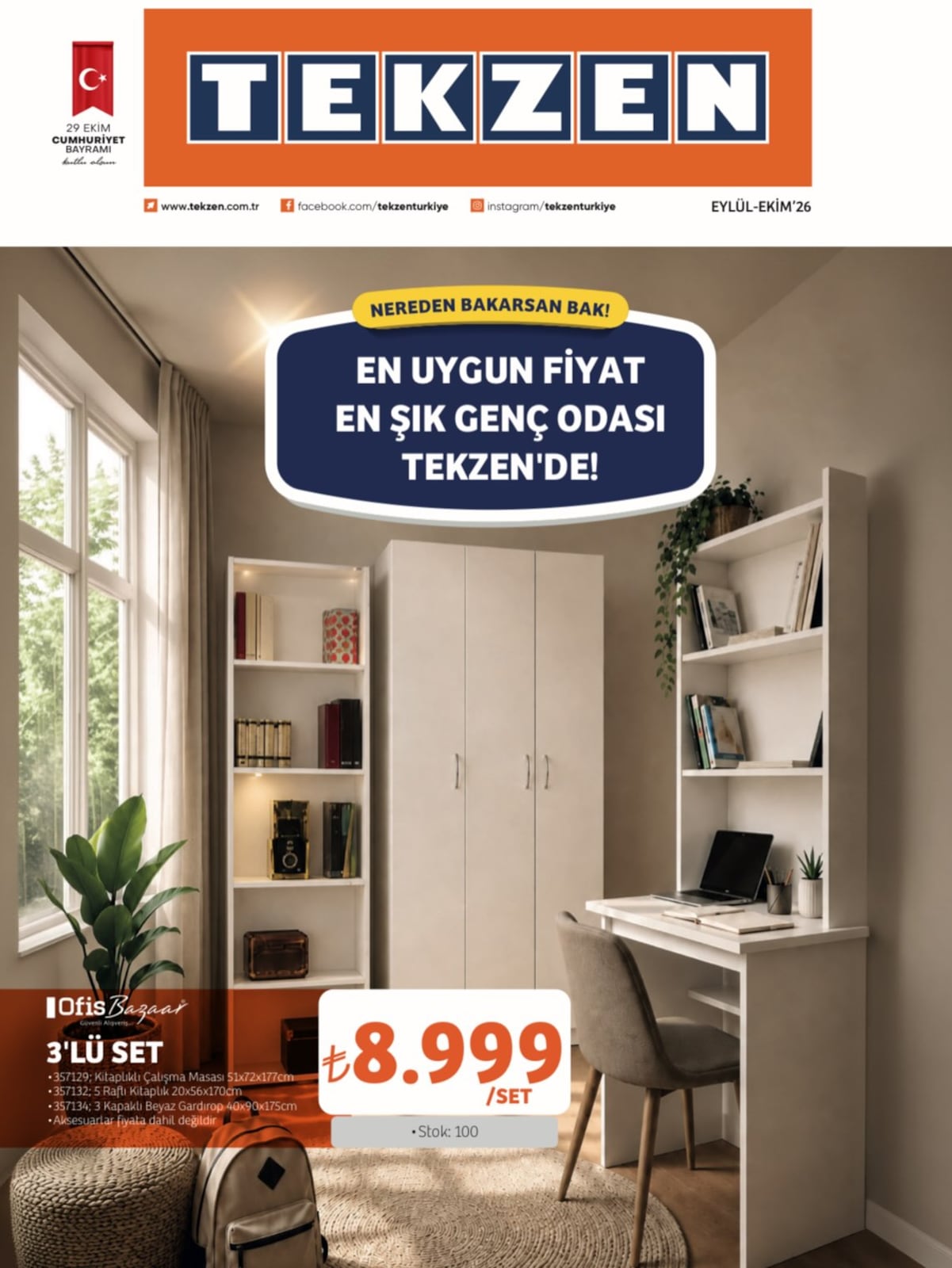 Tekzen 9 Eylül 2026 İndirim Broşürü