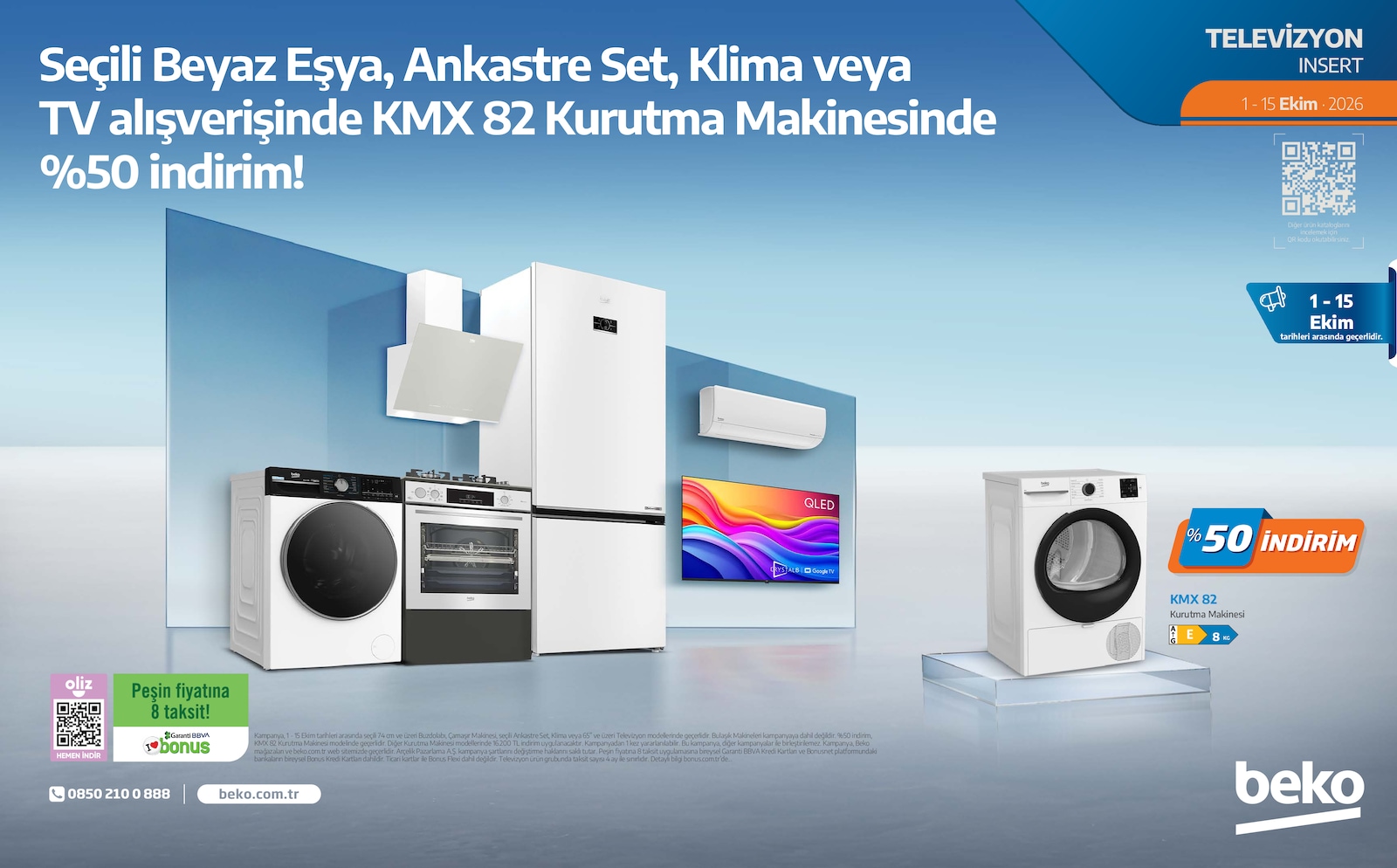 Beko 1 Ekim 2026 Elektronik TV Broşürü