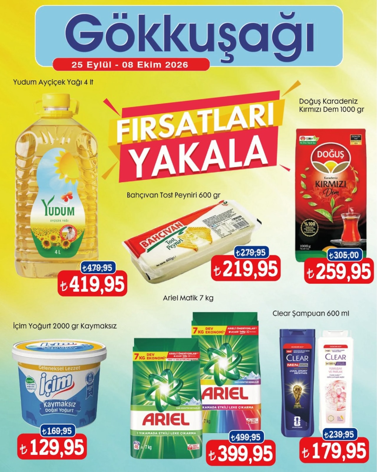 Gökkuşağı Market 25 Eylül 2026 İndirim Broşürü
