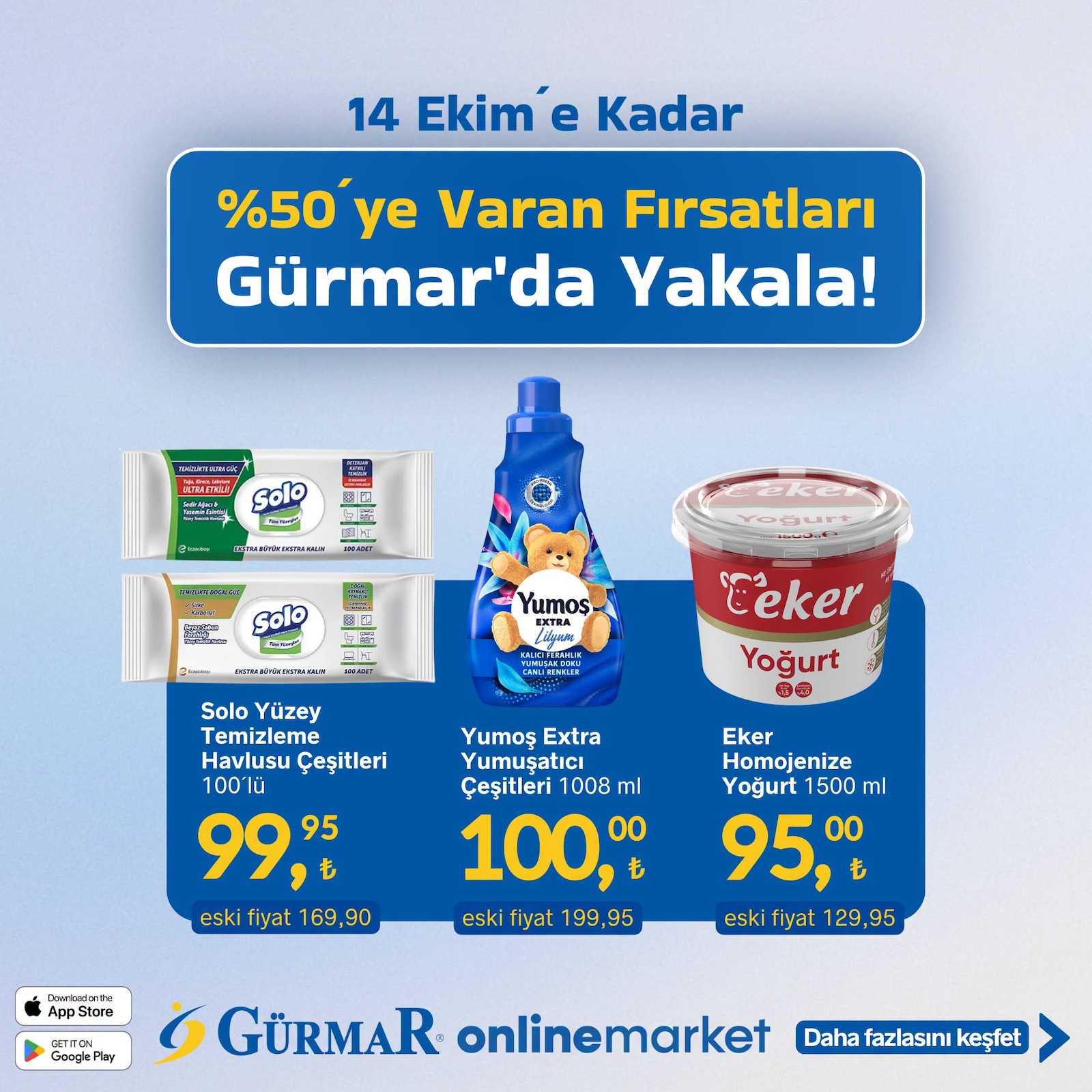 Gürmar 1 Ekim 2026 İndirim Broşürü