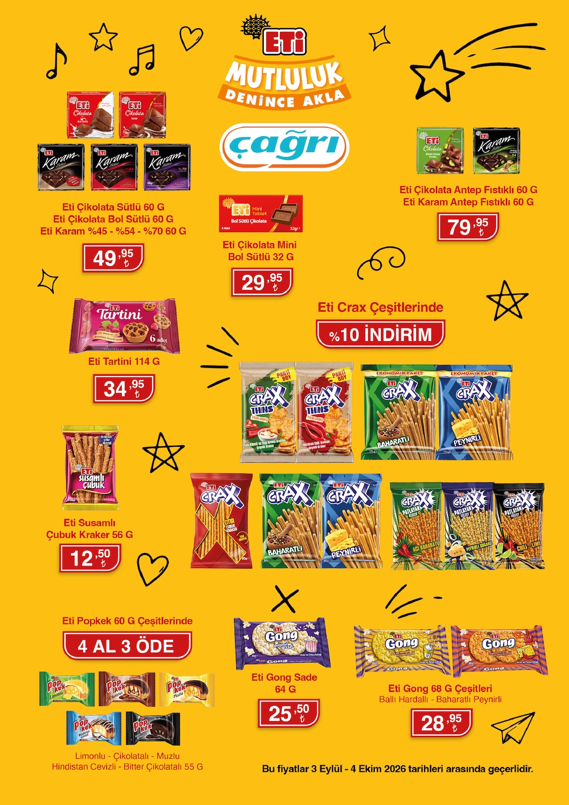 Çağrı Market 3 Eylül 2026 İndirim Broşürü