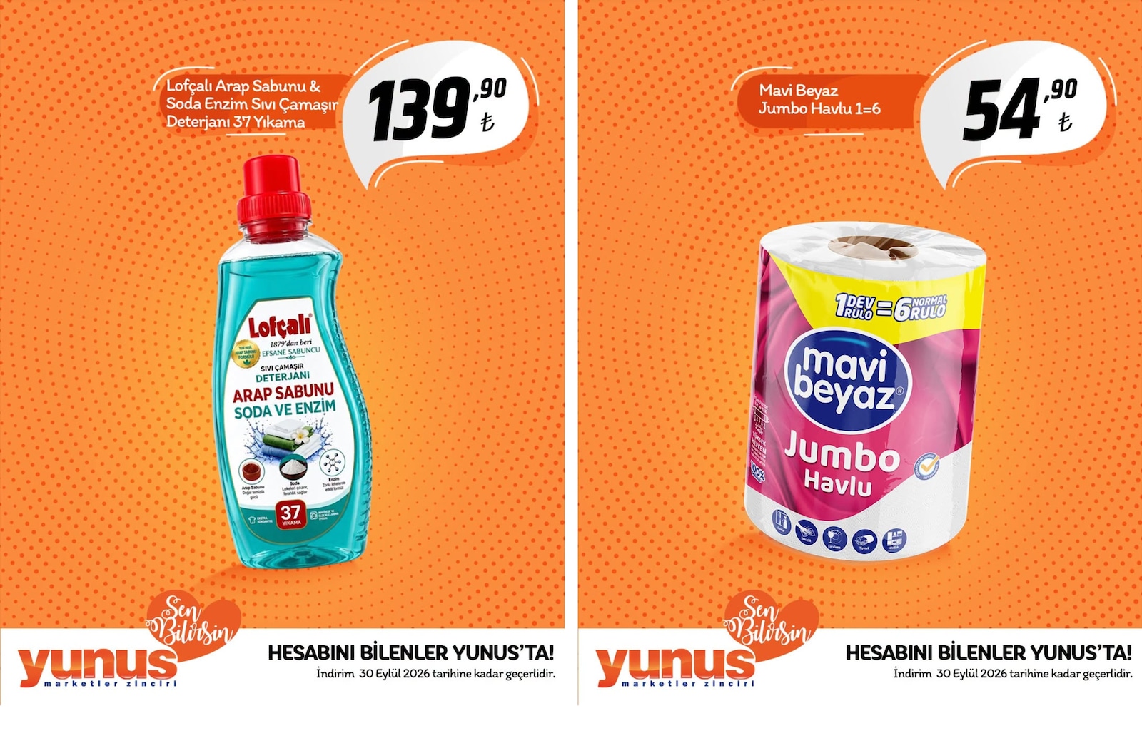 Yunus Market 4 Eylül 2026 Facebook Paylaşımı