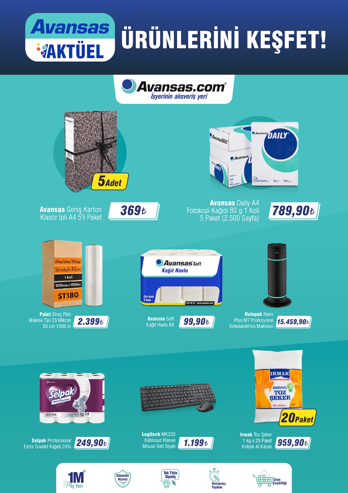 Avansas 28 Eylül 2026 İndirim Broşürü