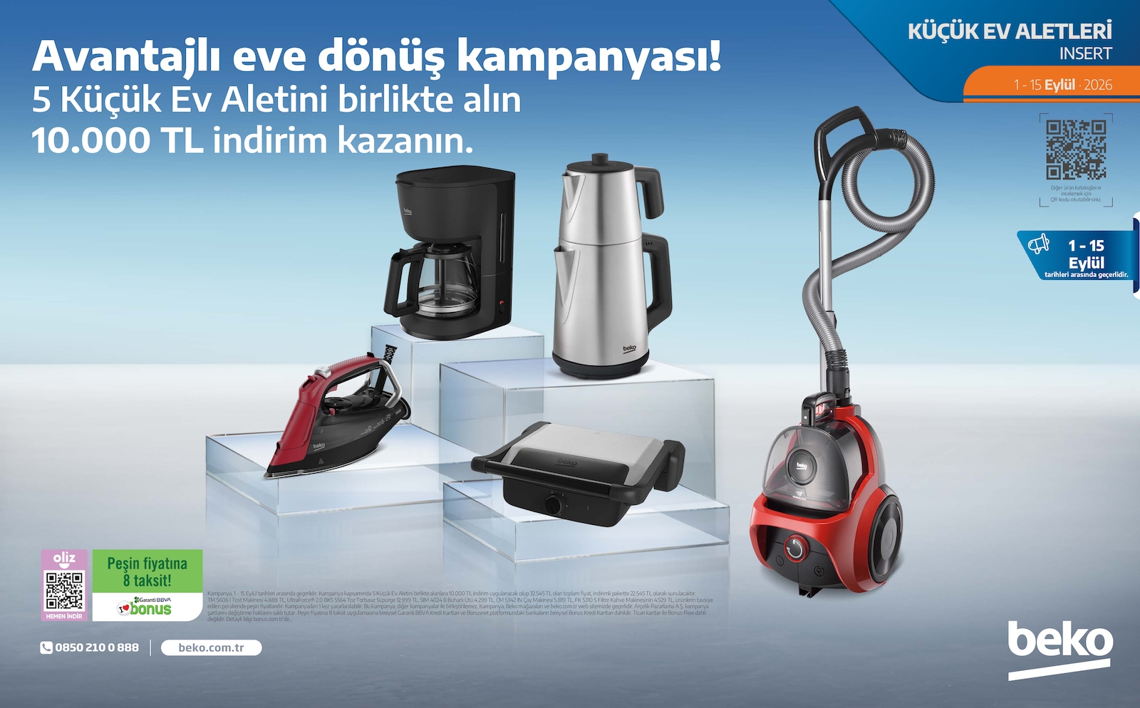 Beko 1 Eylül 2026 Küçük Ev Aletleri Broşürü