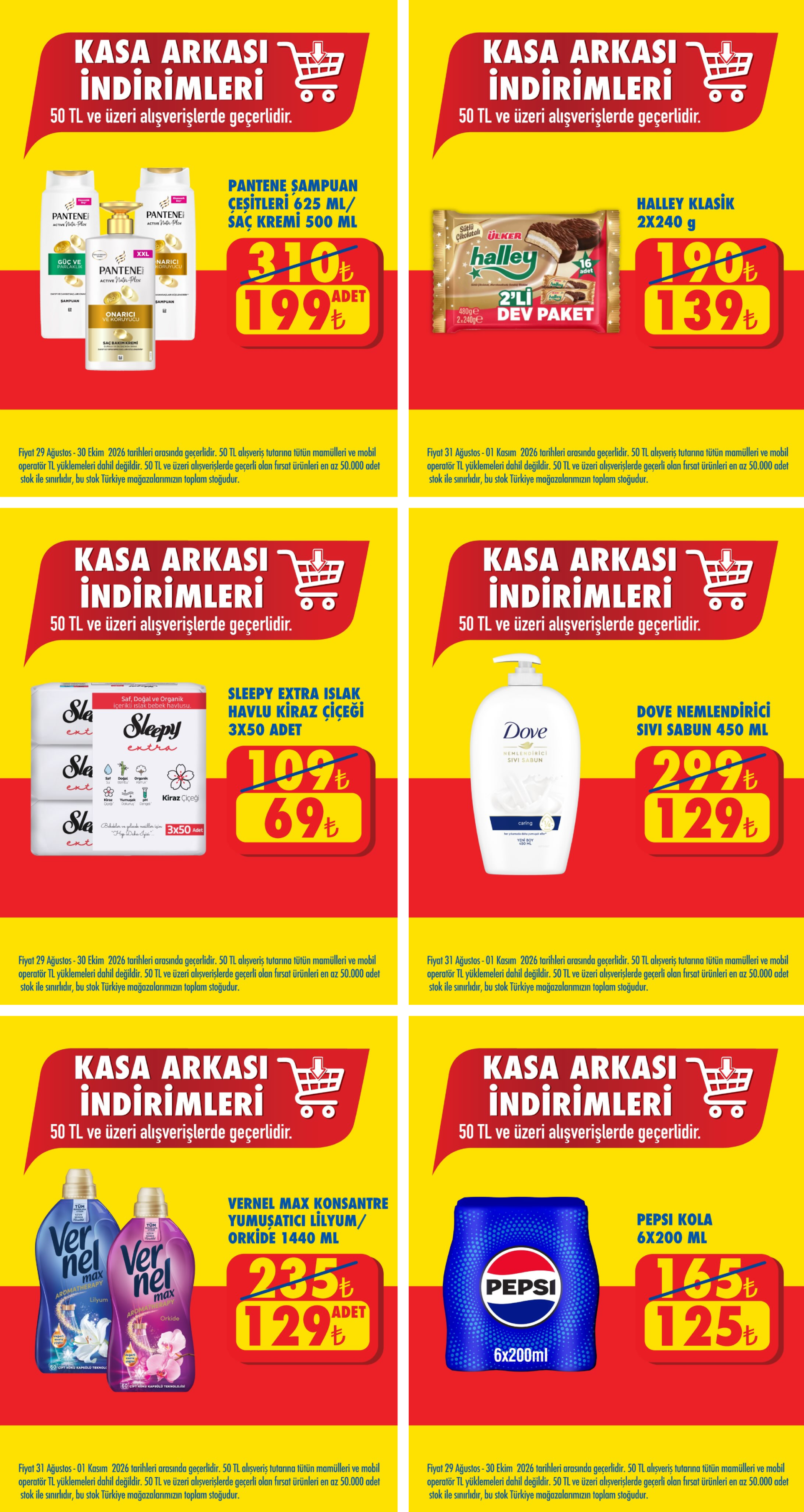Şok 29 Ağustos - 30 Ekim Broşürü