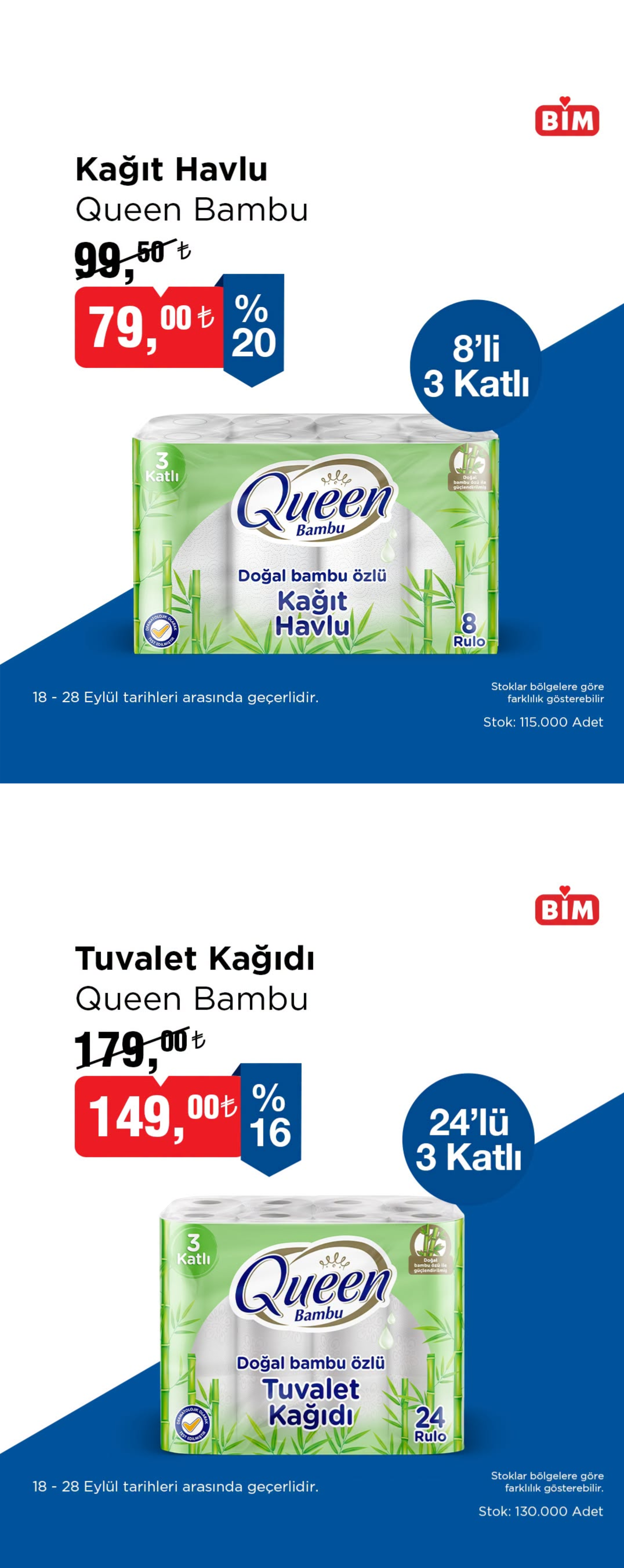 Bim 18 Eylül - 28 Eylül Broşürü