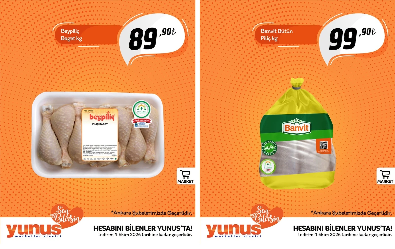 Yunus Market - Instagram Post'u 30 Eylül - 04 Ekim 2026