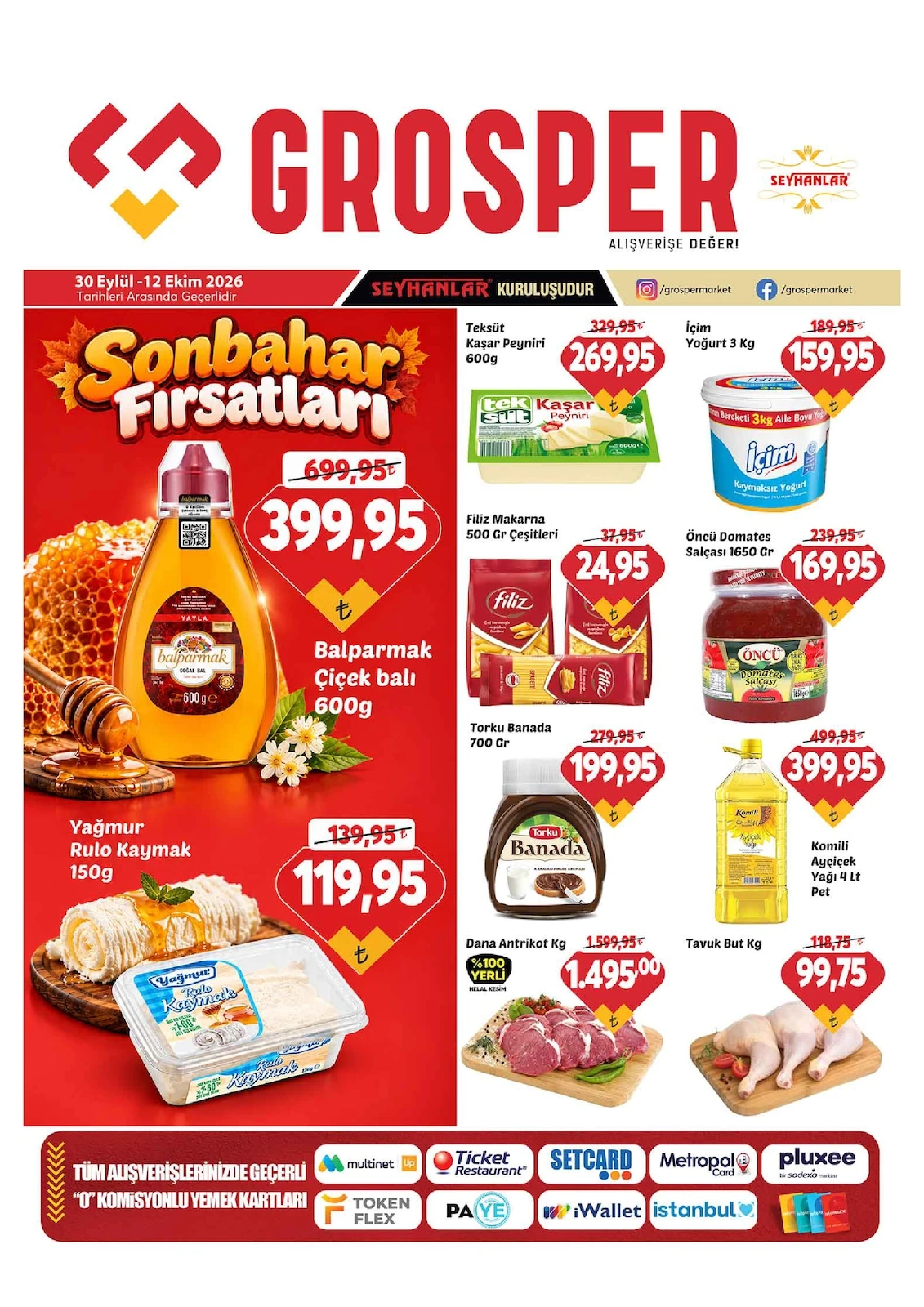 Grosper - İndirim Broşürü 30 Eylül - 12 Ekim 2026